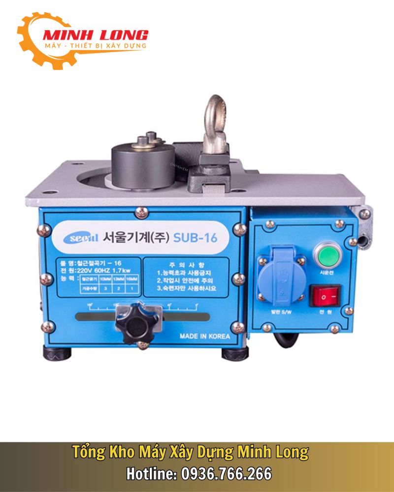Giới thiệu máy uốn sắt Hàn Quốc + SUB16
