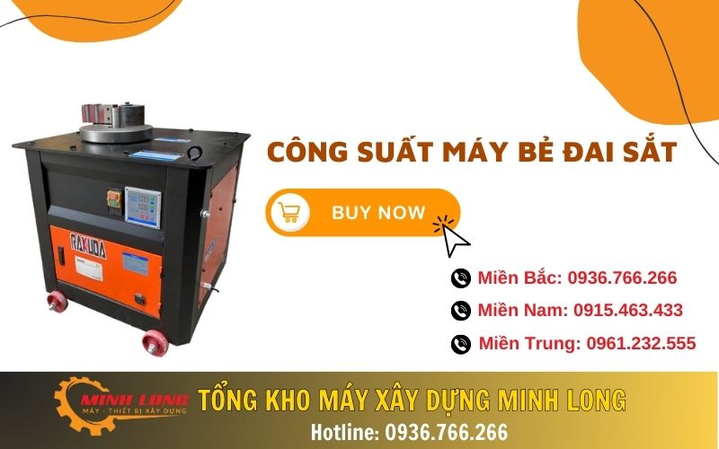 Mua máy bẻ đai sắt giá rẻ chính hãng tại Minh Long