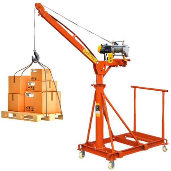 Khung Cẩu Xoay Thụt Thò 500kg Di Động