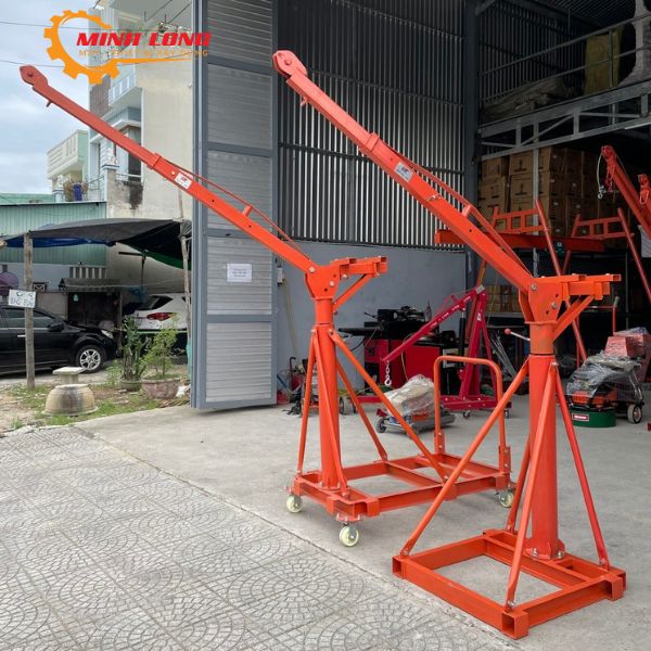 Khung Cẩu Xoay Thụt Thò 500kg Di Động