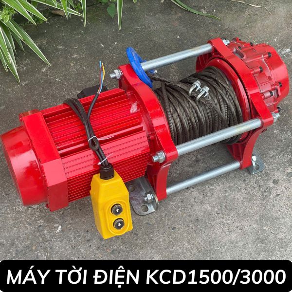 Máy Tời Điện Đa Năng KCD1500-3000-30m Tốc 14mp