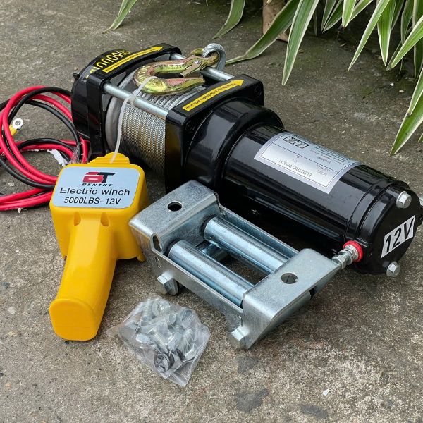 Máy tời điện ắc quy 5000LBS 12V-2268Kg giá rẻ